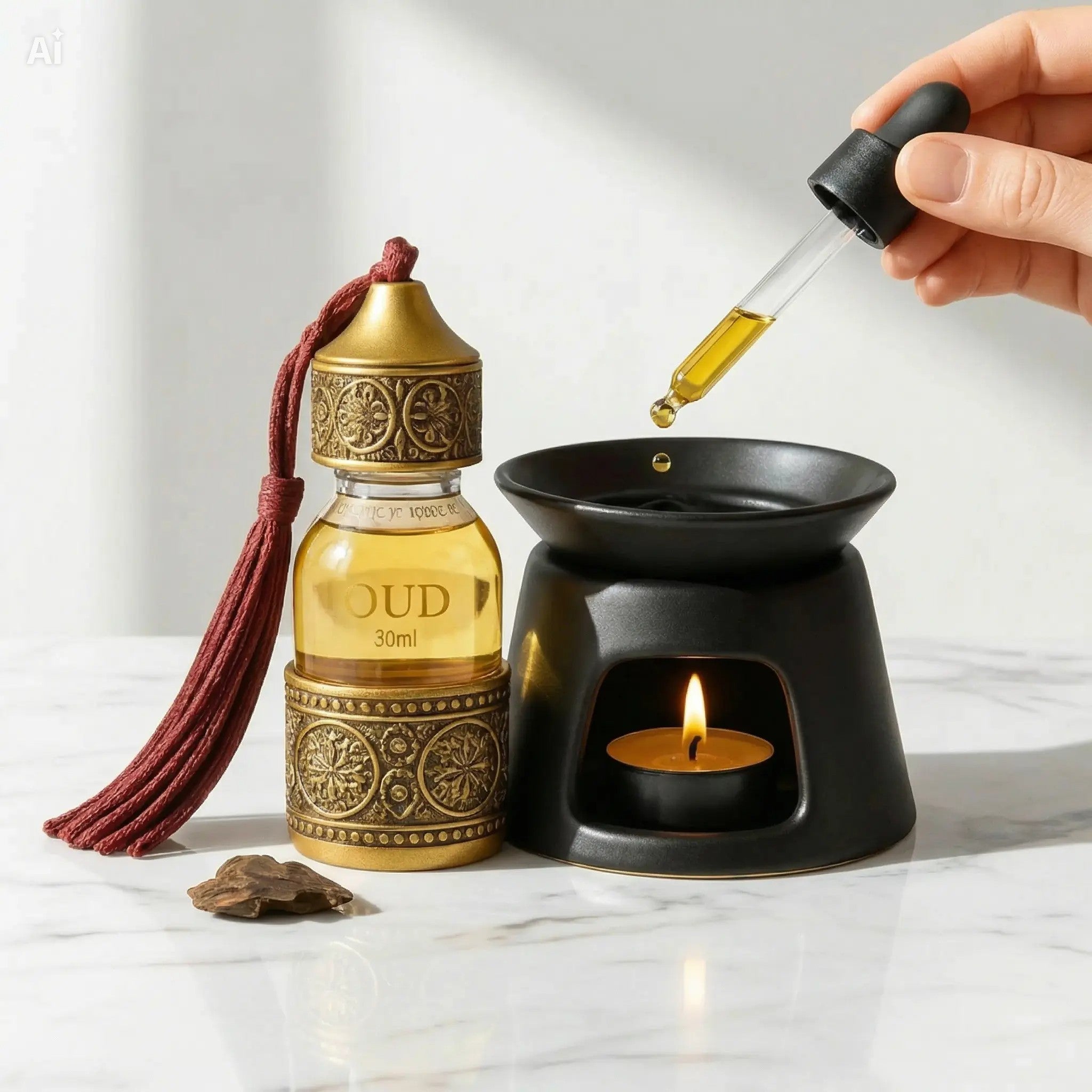 Aroma Brander Black Elegance – The Style of Morocco, stijlvol zwart design