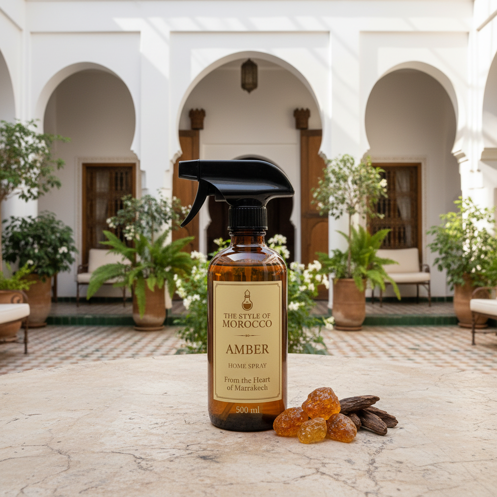 Amber – Essence Home Spray 500ml - The Style Of Morocco 