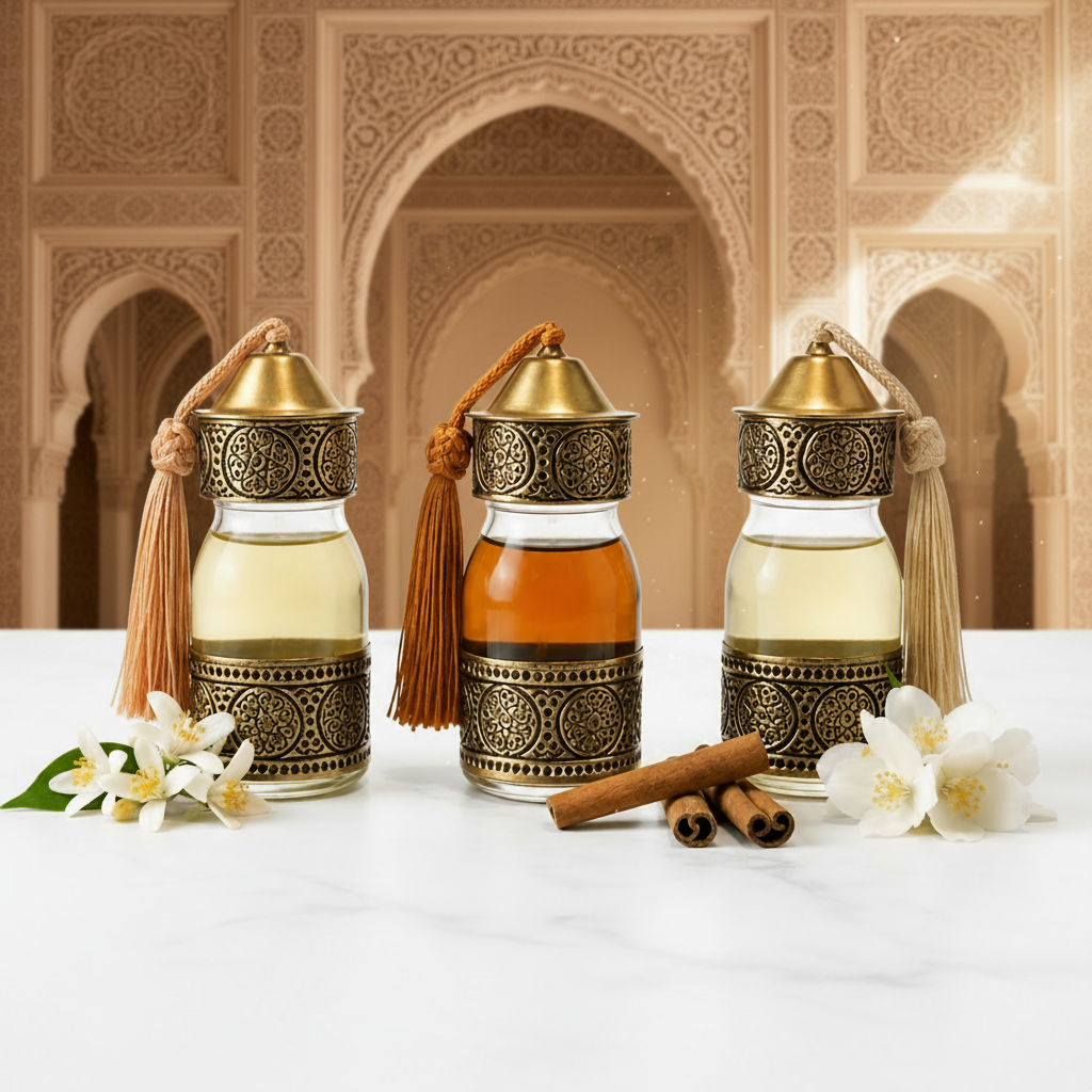 Luxe Geurolie Cadeau Set Sfeerfoto