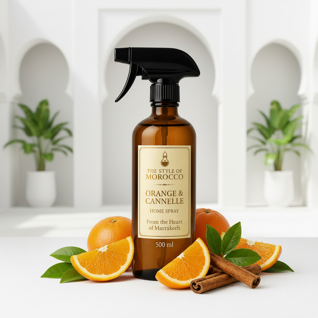 Orange & Cannelle – Essence Home Spray 500ml - The Style Of Morocco 