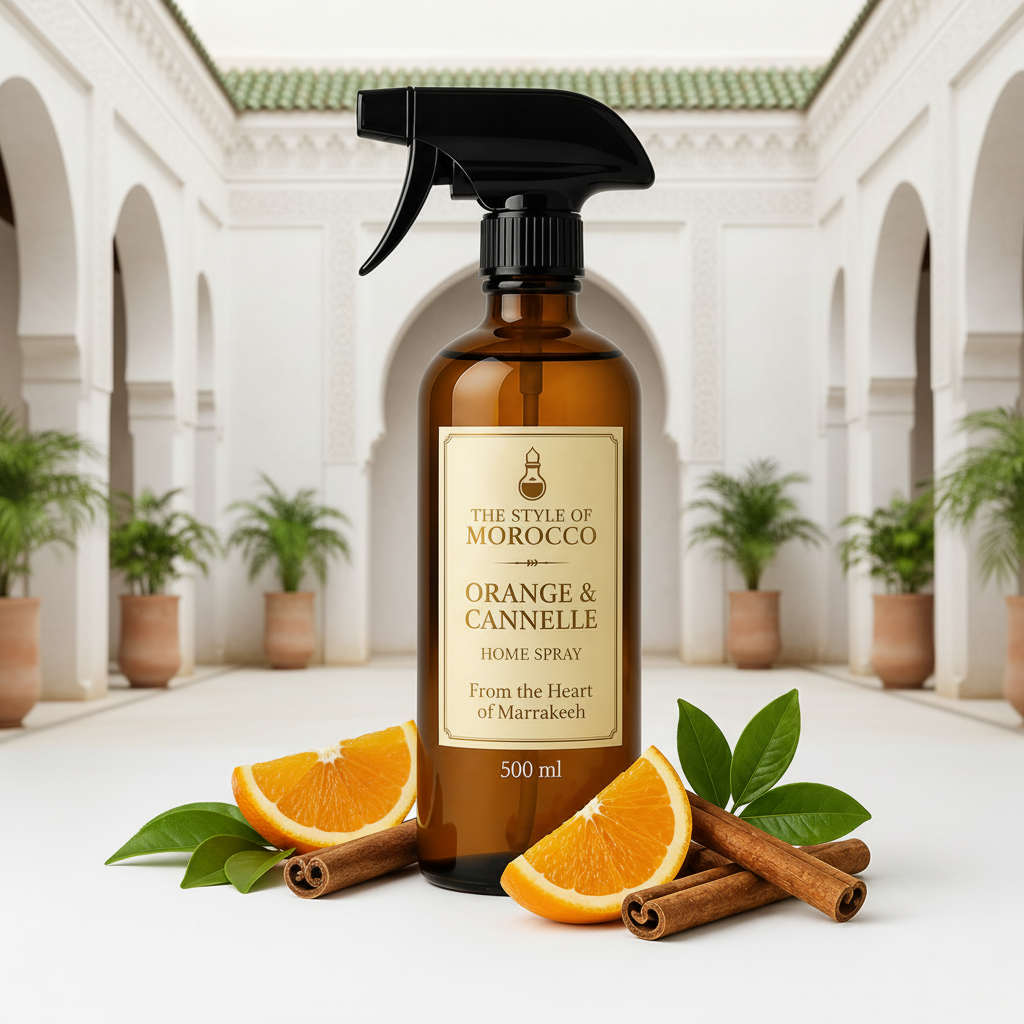 Orange & Cannelle – Essence Home Spray 500ml - The Style Of Morocco 