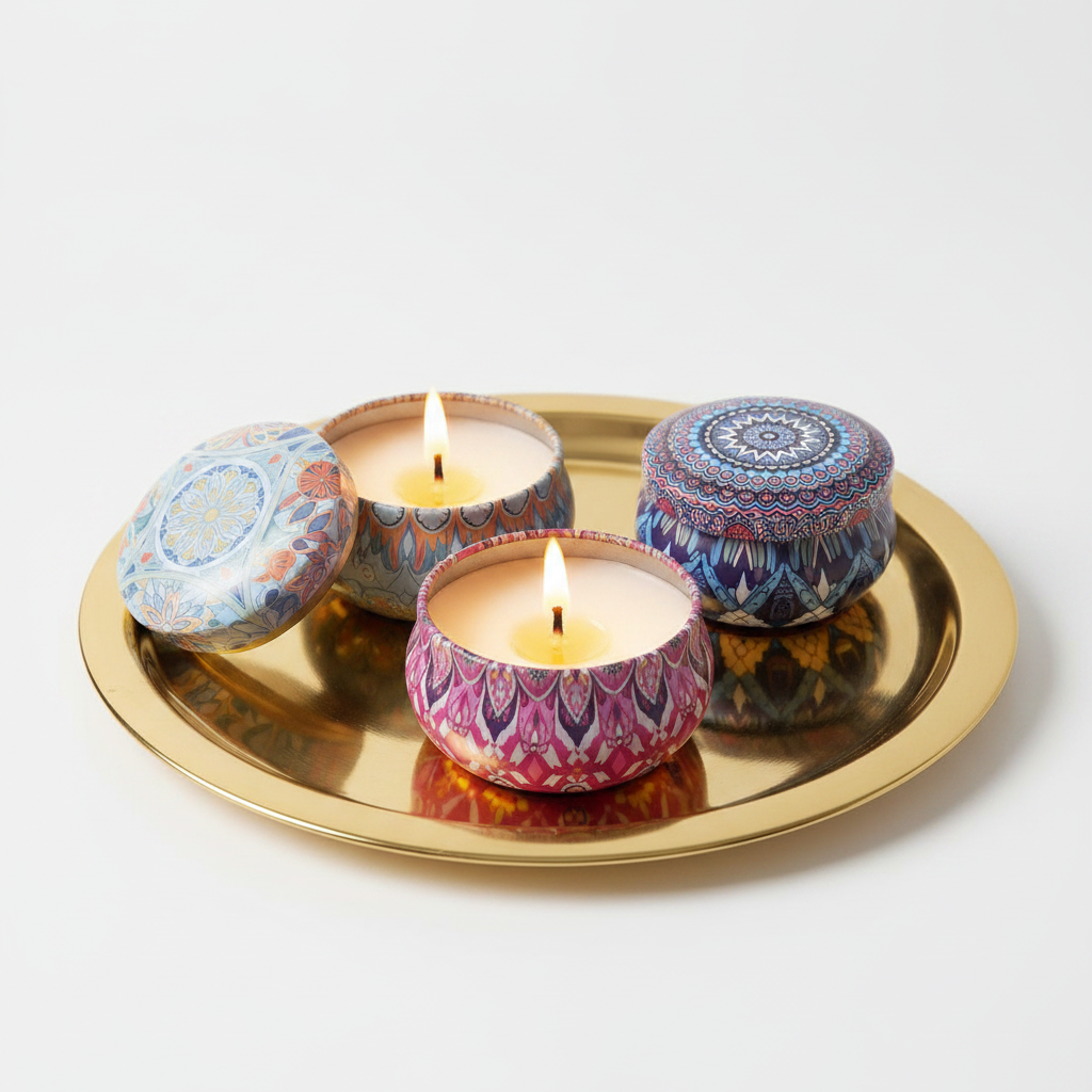 Oud Mood Luxury – Kaarsset van 3 - The Style Of Morocco 