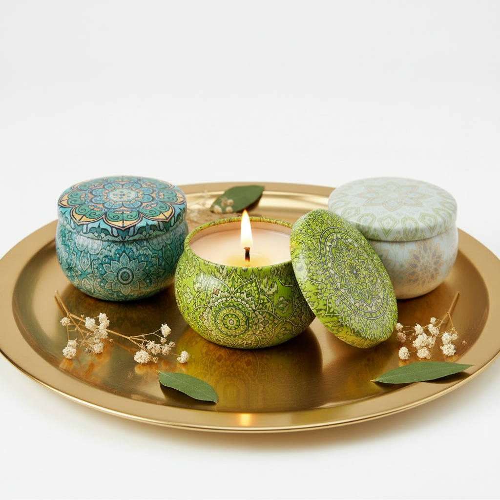 Oud Mood Luxury – Kaarsset van 3 - The Style Of Morocco 