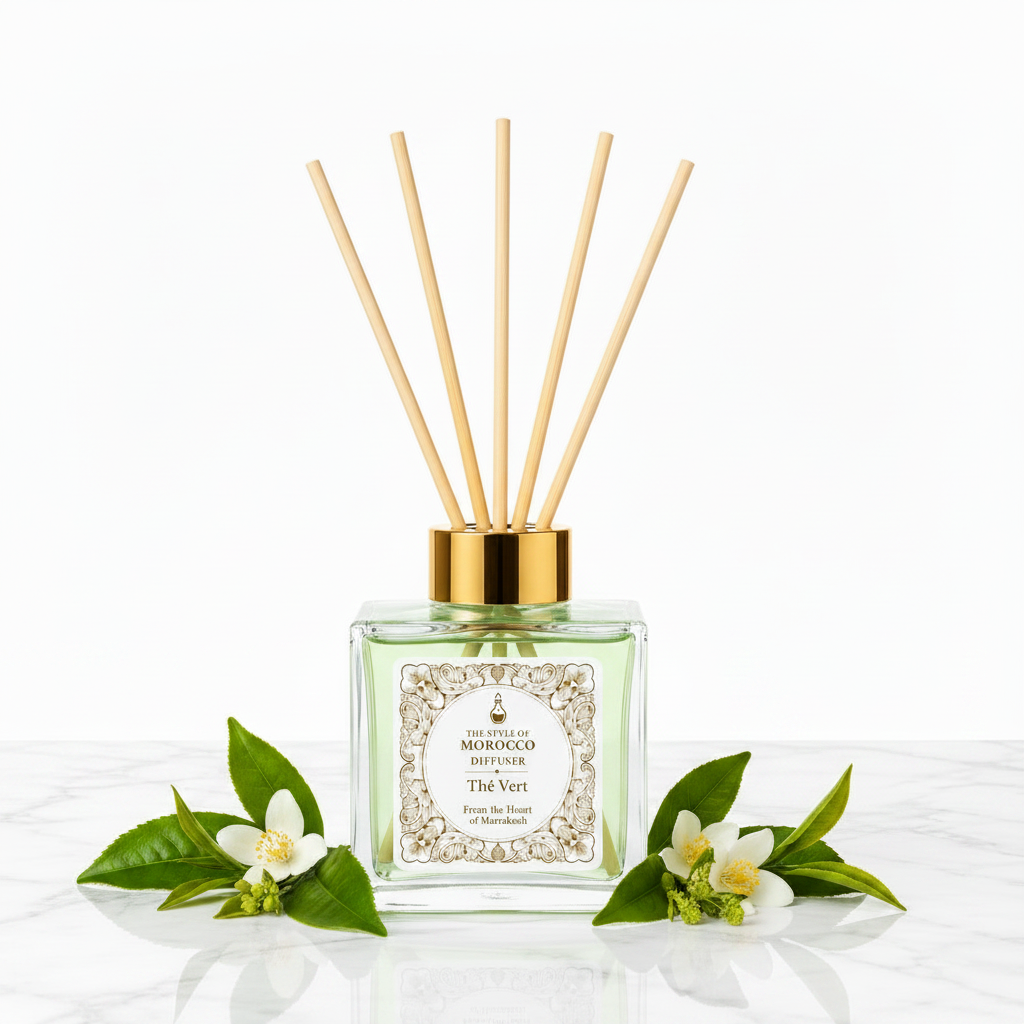Thé Vert – Essence Fragrance Diffuser – 100ml - The Style Of Morocco 