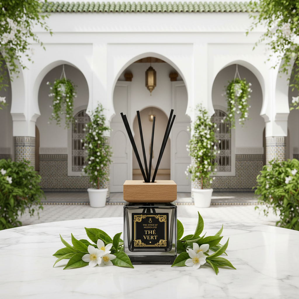 Thé Vert – Signature Fragrance Sticks 500ml - The Style Of Morocco 