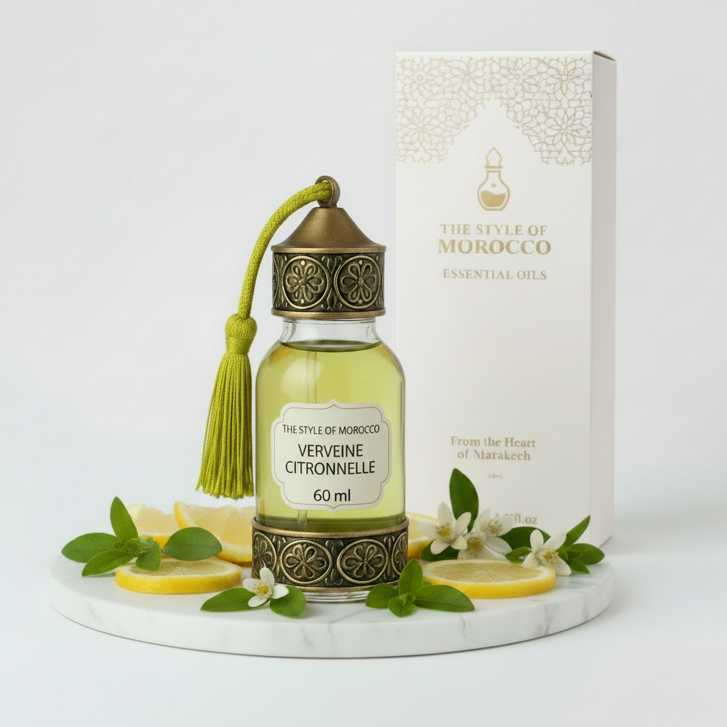Verveine & Citronnelle geurolie 60ml – The Style of Morocco, fris en energiek