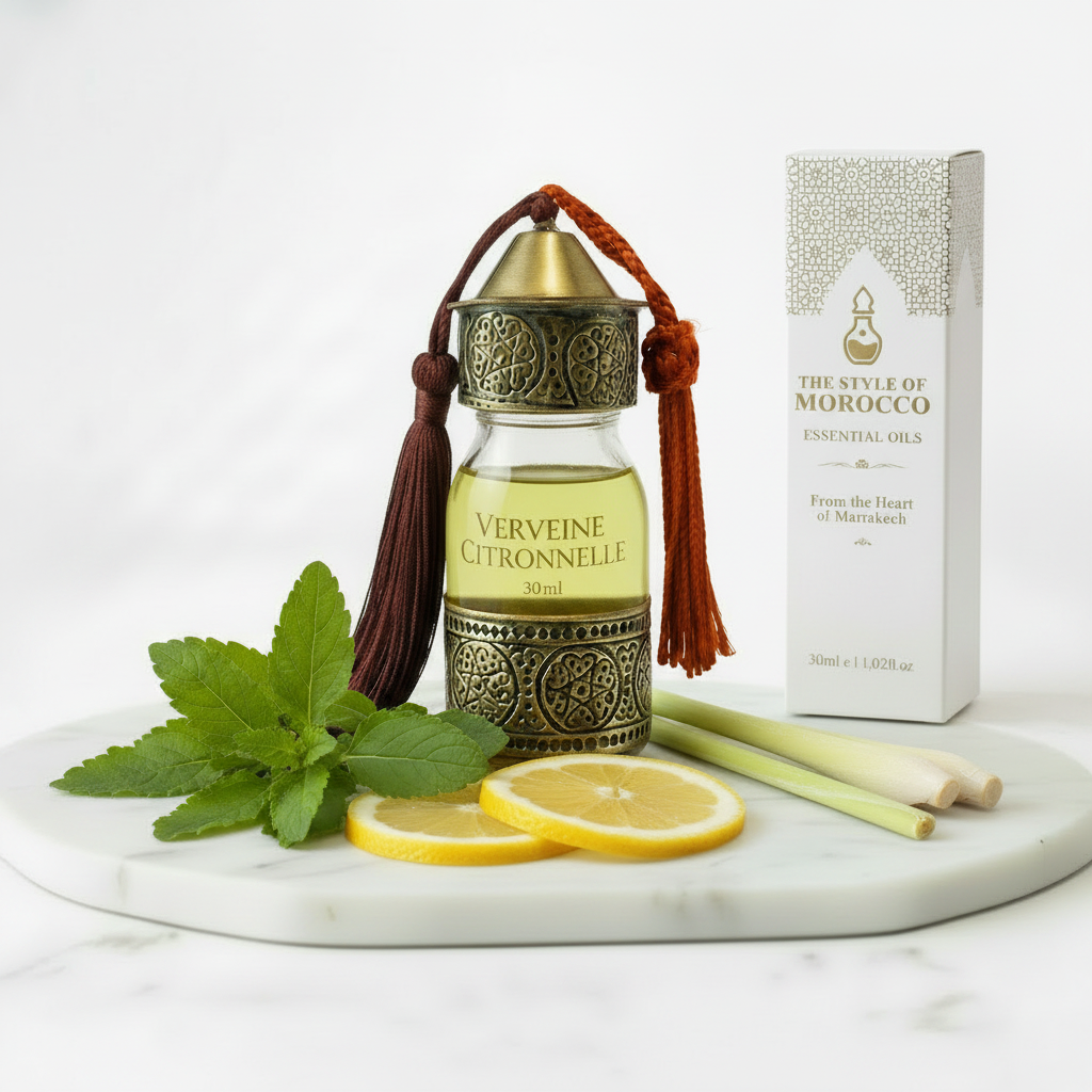Verveine & Citronnelle geurolie 30ml – The Style of Morocco, fris en energiek